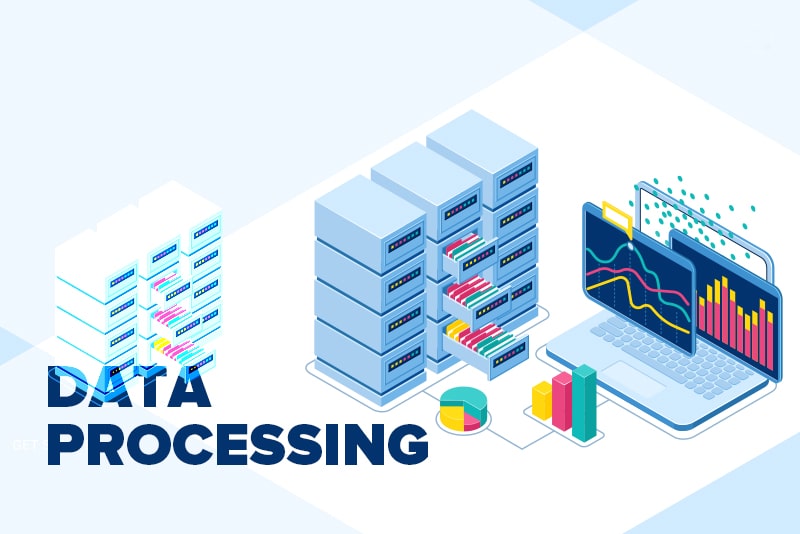 Modern data analytics dashboard showing business intelligence and data visualization